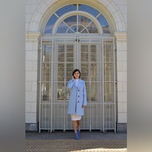 Women's Light Blue Coat